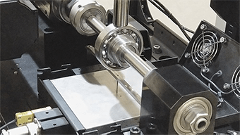 Bearing test using block-on-ring tribometer