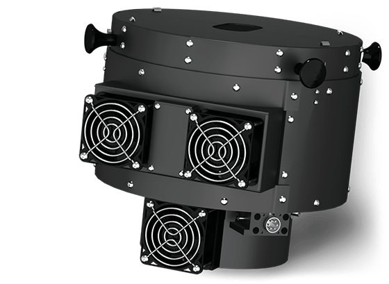 High temperature rotary chamber for tribometer