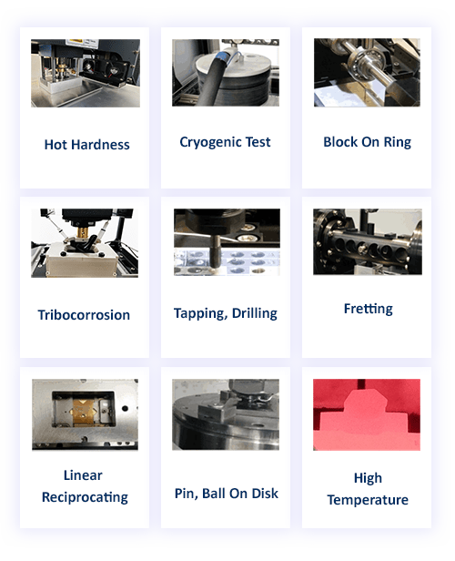 Materials tribology summary on Rtec Instruments tribometer
