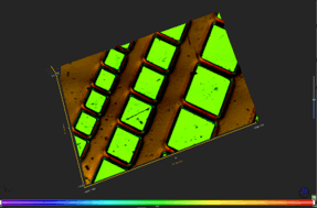 wafer topography using optical 3d microscope
