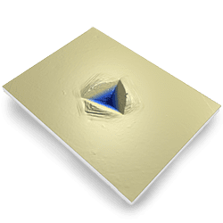 indentation 3d image on rtec universal profiler