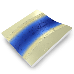 Polymer coating profilometry data using rtec 3d optical microscope