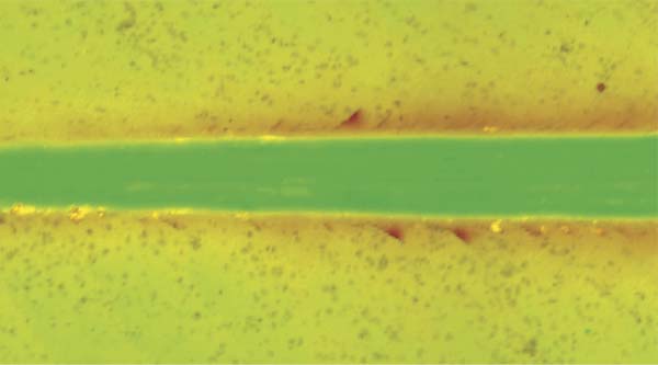 First failure in DLC Coating scratch test LC1