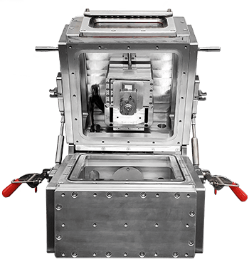 inside a rtec vacuum tribometer