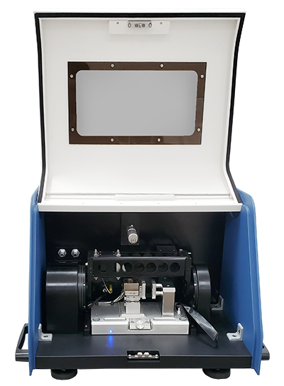 High Frequency Reciprocating Rig HFRR bench top from Rtec Instruments model FFT-M for lubricity tests and more