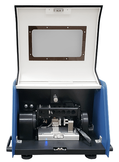 High Frequency Reciprocating Rig HFRR bench top from Rtec Instruments model FFT-M for lubricity tests and more