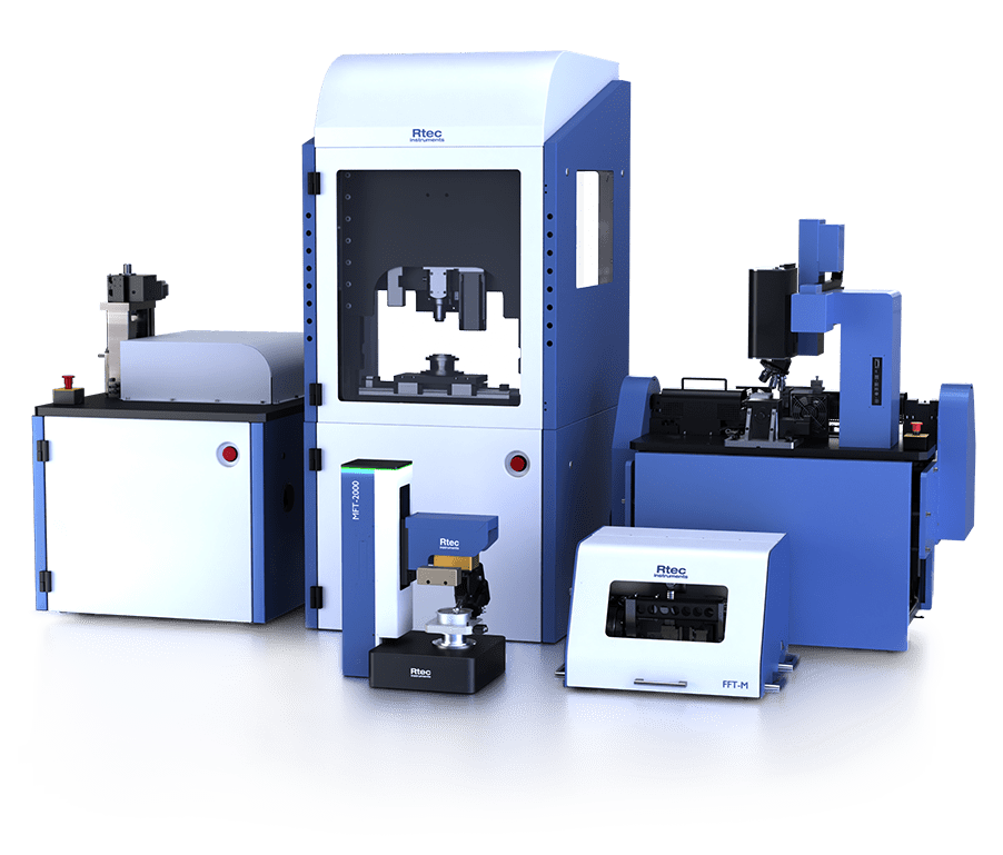 rtec-instruments-lubricant-tribometer-friction-wear-testing-equipment Rtec Instruments multi-function tribometers, traction, and rolling contact fatigue testers for lubricant, grease, and oil friction and wear testing, featuring advanced sustainable lubricants tribology technology